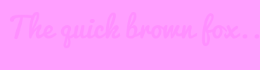 Image with Font Color FF8FFF and Background Color FF9FFF